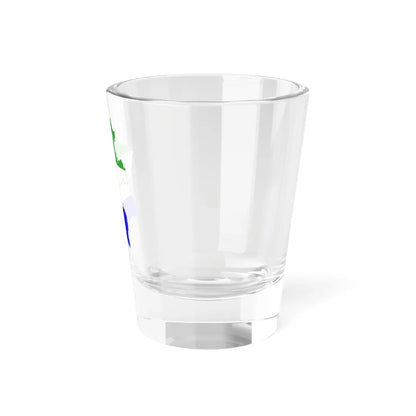 Flag-map of the Confederation of the Rhine 1812 (Germany) Shot Glass 1.5oz - Go Mug Yourself