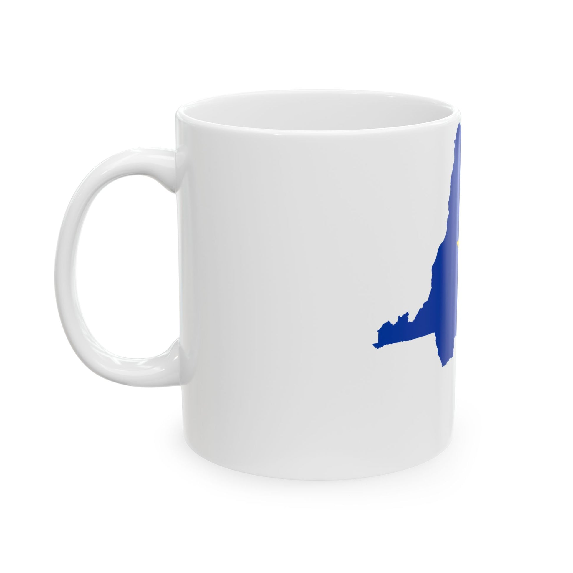 Flag map of the Congo Free State (Congo) White Coffee Mug-Go Mug Yourself