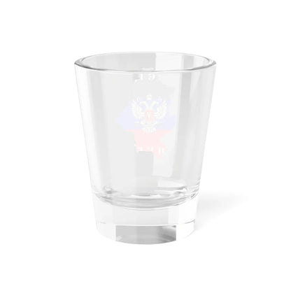 Flag-map of the Donetsk Peoples Republic DPR 2014 (Ukraine) Shot Glass 1.5oz - Go Mug Yourself