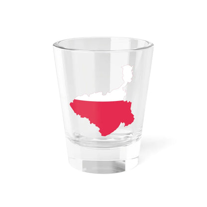 Flag-map of the Duchy of Warsaw (Poland) Shot Glass 1.5oz 1.5oz - Go Mug Yourself