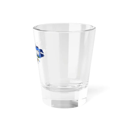 Flag-map of the Falkland Islands (United Kingdom) Shot Glass 1.5oz - Go Mug Yourself