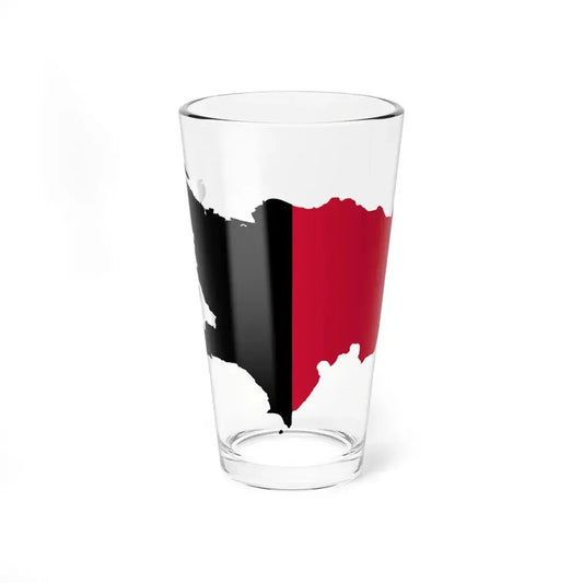 Flag map of the first Empire of Haiti (Haiti) Pint Glass 16oz 16oz - Go Mug Yourself