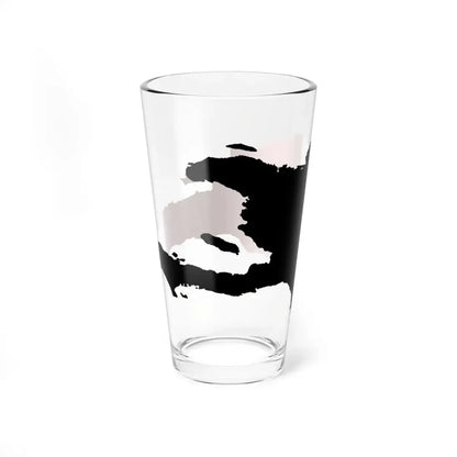 Flag map of the first Empire of Haiti (Haiti) Pint Glass 16oz - Go Mug Yourself