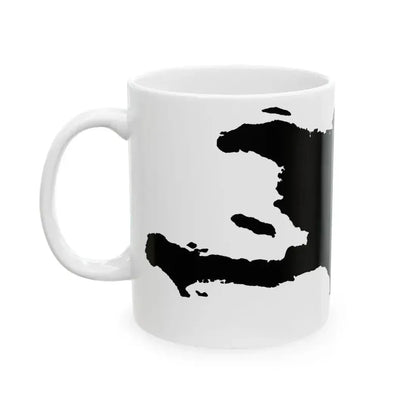 Flag map of the first Empire of Haiti (Haiti) White Coffee Mug - Go Mug Yourself