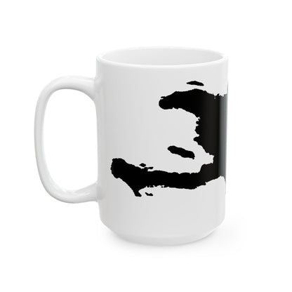 Flag map of the first Empire of Haiti (Haiti) White Coffee Mug-Go Mug Yourself