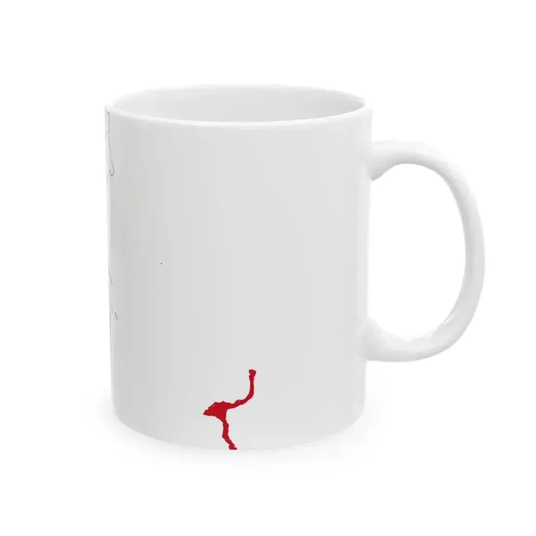 Flag Map of the First French Empire areas of influence (France) White Coffee Mug - Go Mug Yourself