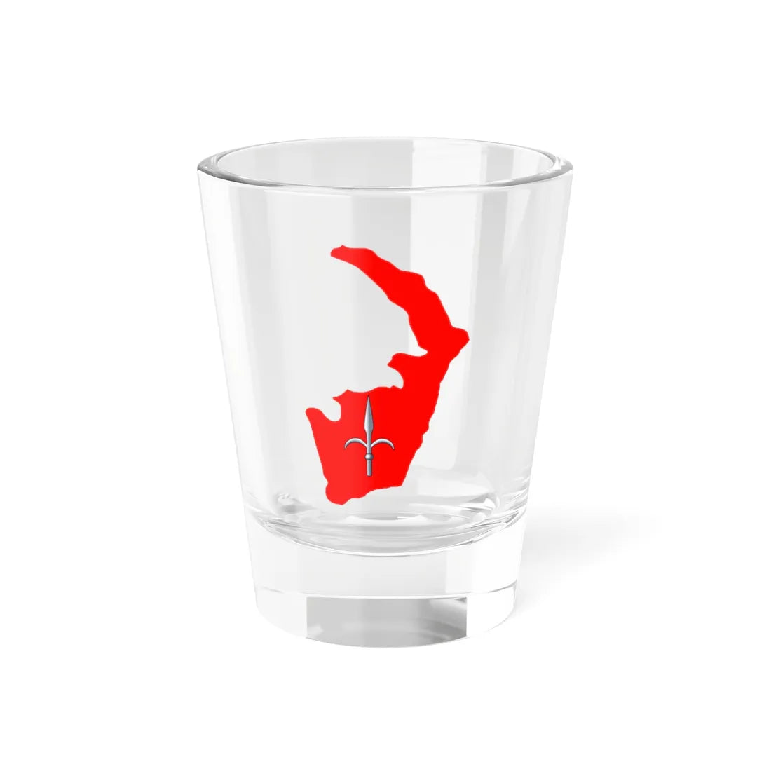 Flag-map of the Free Territory of Trieste (Italy) Shot Glass 1.5oz 1.5oz - Go Mug Yourself