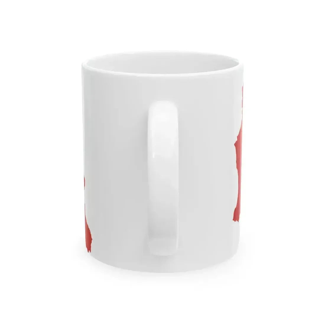 Flag map of the Georgian SSR 1921-1931 (Georgia) White Coffee Mug - Go Mug Yourself