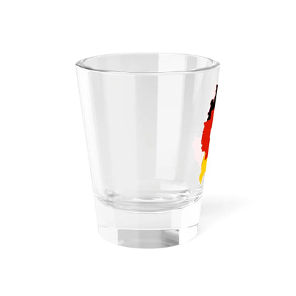 Flag-map of the German language Deutsch (Germany) Shot Glass 1.5oz - Go Mug Yourself