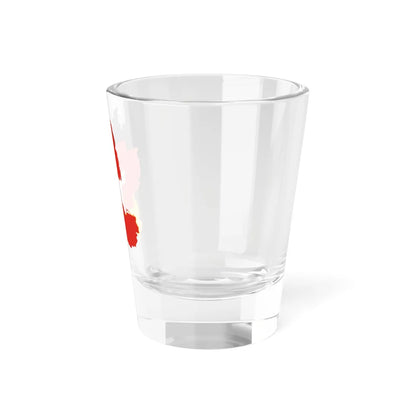 Flag-map of the German language Deutsch (Germany) Shot Glass 1.5oz - Go Mug Yourself
