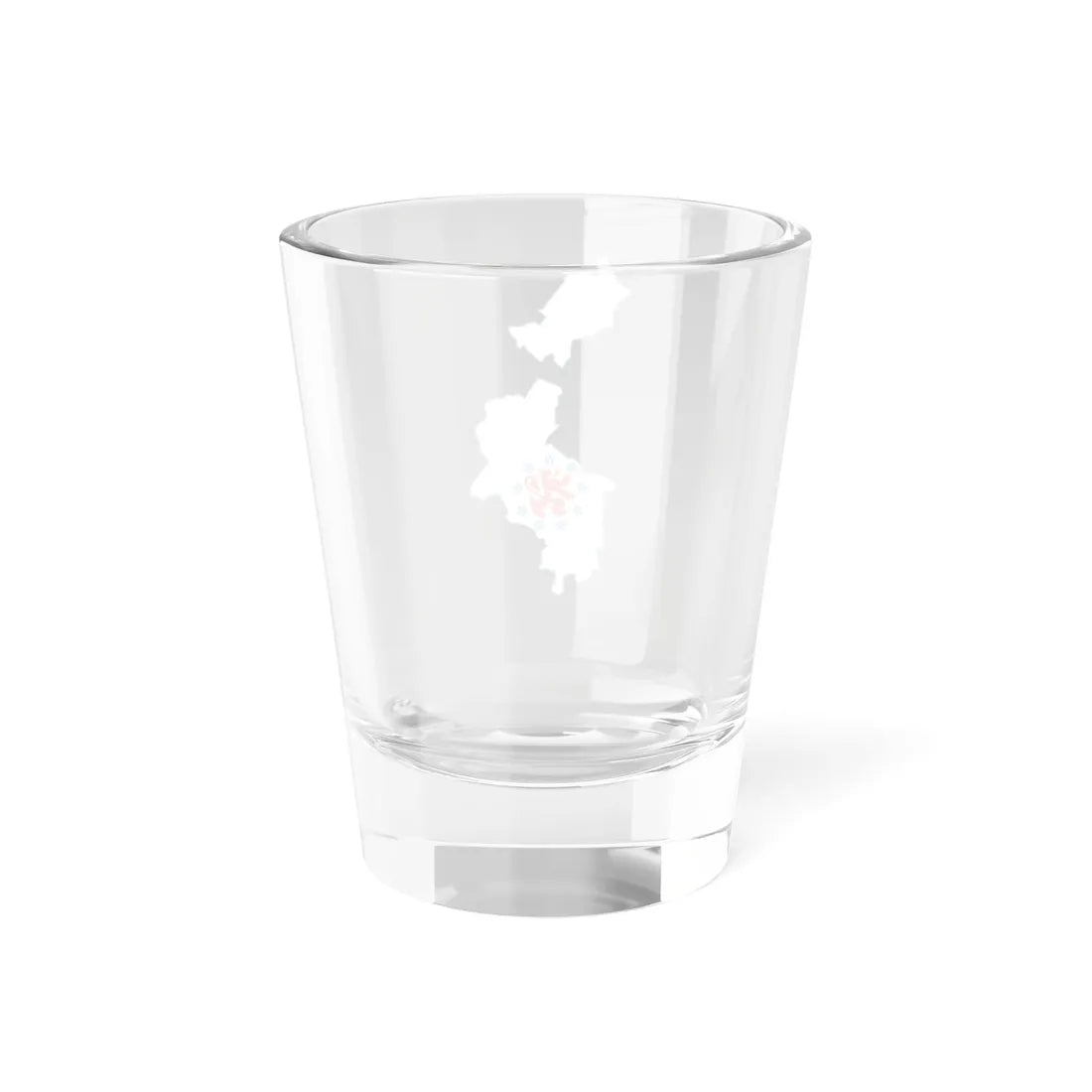 Flag-map of the German-speaking Community of Belgium (Belgium) Shot Glass 1.5oz - Go Mug Yourself