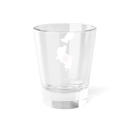 Flag-map of the German-speaking Community of Belgium (Belgium) Shot Glass 1.5oz - Go Mug Yourself