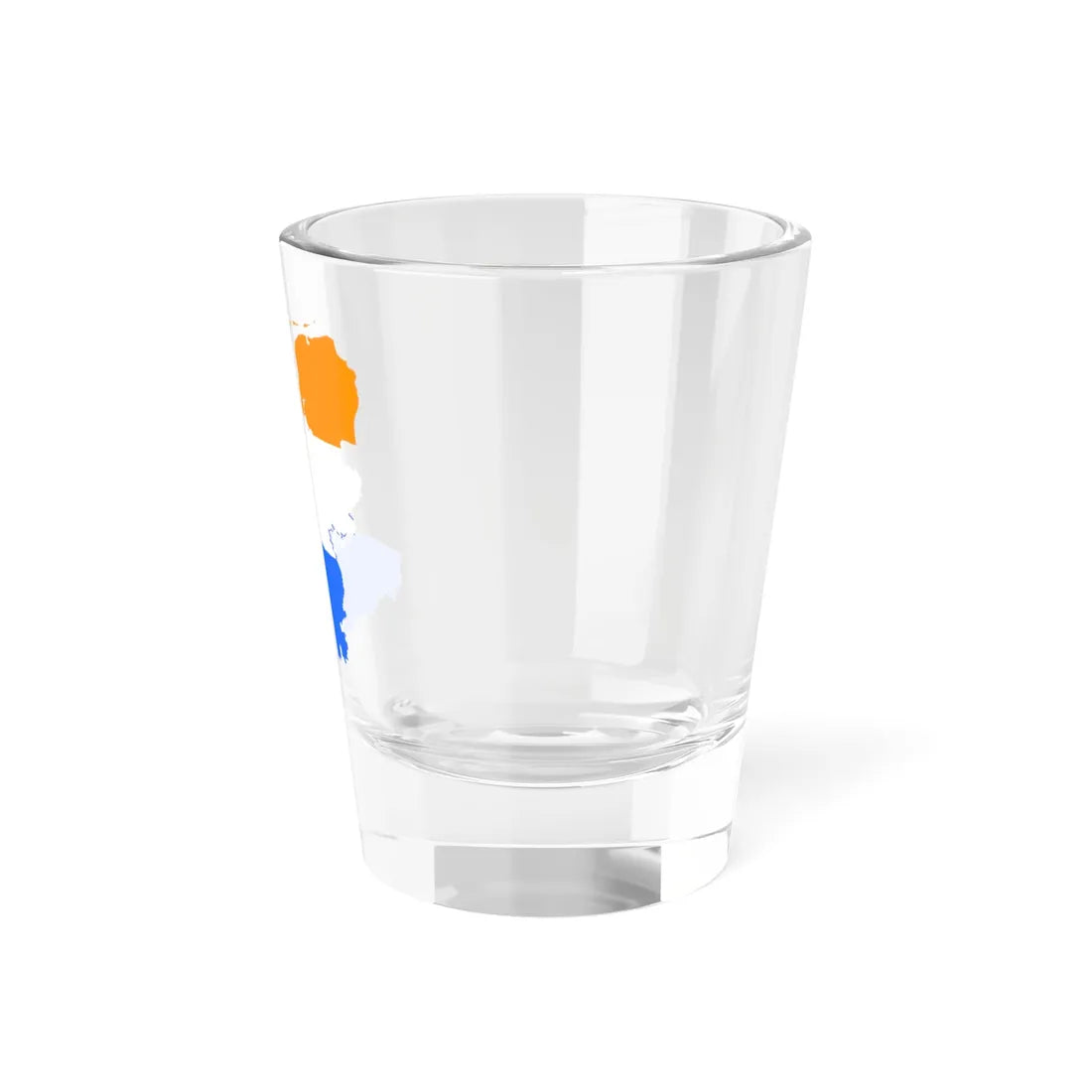 Flag-map of the Greater Netherlands (Belgium) Shot Glass 1.5oz - Go Mug Yourself