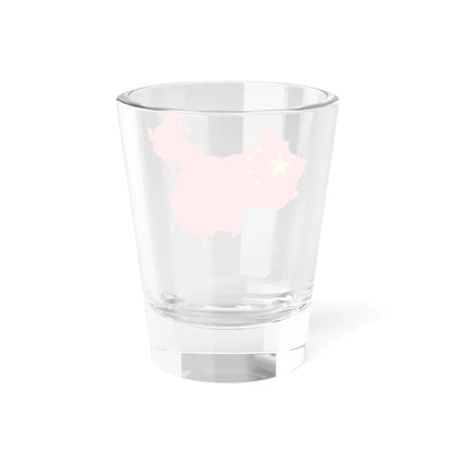 Flag-map of the Greater Peoples Republic of China (China) Shot Glass 1.5oz - Go Mug Yourself