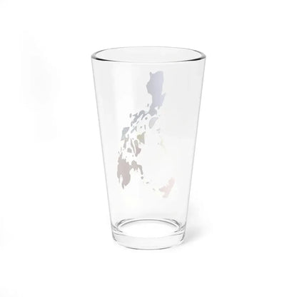 Flag-map of the Greater Philippines (Philippines) Pint Glass 16oz - Go Mug Yourself