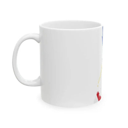 Flag-map of the Greater Philippines (Philippines) White Coffee Mug - Go Mug Yourself
