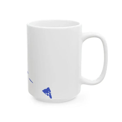 Flag map of the Italian governate of Dalmatia 1941-1943 (Croatia) White Coffee Mug - Go Mug Yourself