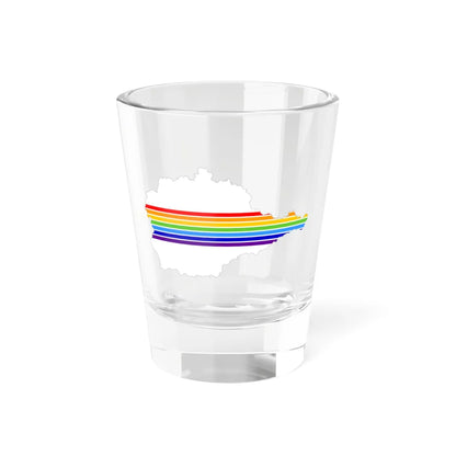 Flag-map of the Jewish Autonomous Oblast (Russia) Shot Glass 1.5oz 1.5oz - Go Mug Yourself