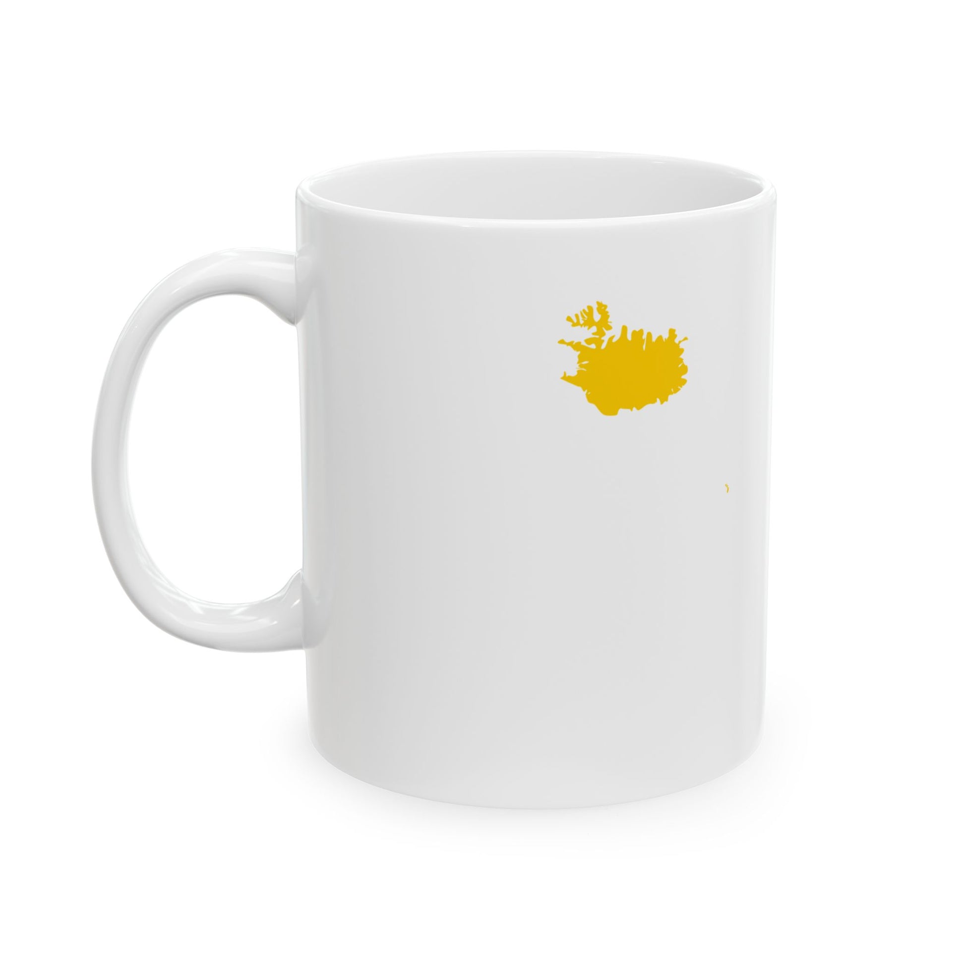 Flag map of the Kalmar Union 1500 (Denmark) White Coffee Mug-Go Mug Yourself