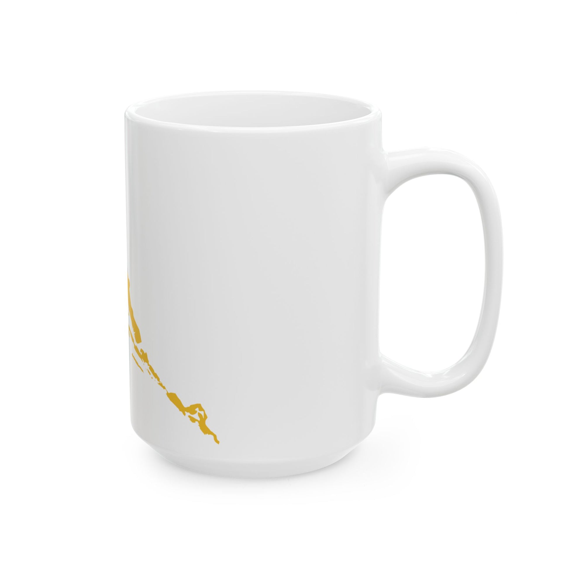 Flag map of the Kingdom of Dalmatia (Croatia) White Coffee Mug-Go Mug Yourself