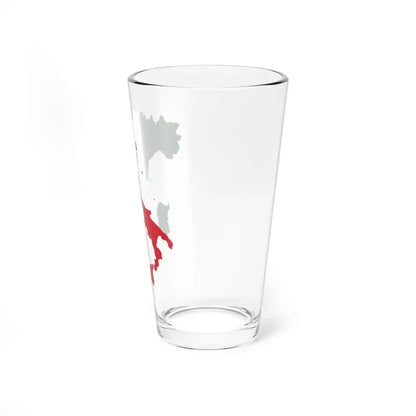Flag-map of the Kingdom of Italy 1861-1946 (Italy) Pint Glass 16oz - Go Mug Yourself