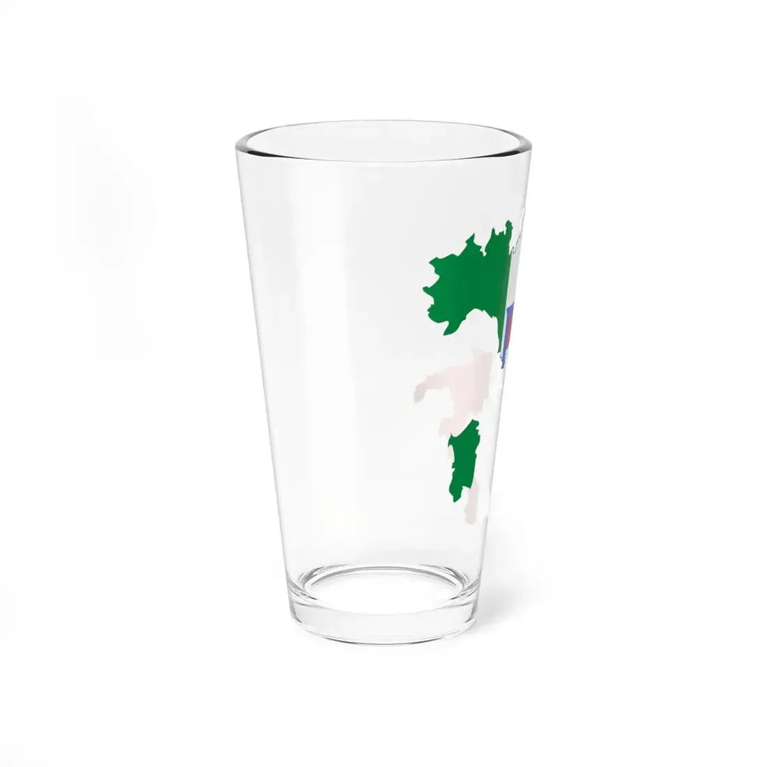 Flag map of the Kingdom of Italy 1866 (Italy) Pint Glass 16oz - Go Mug Yourself