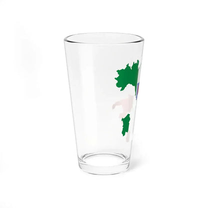 Flag map of the Kingdom of Italy 1866 (Italy) Pint Glass 16oz - Go Mug Yourself