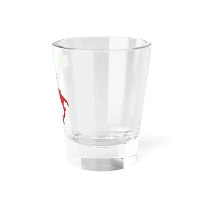 Flag map of the Kingdom of Italy 1866 (Italy) Shot Glass 1.5oz - Go Mug Yourself