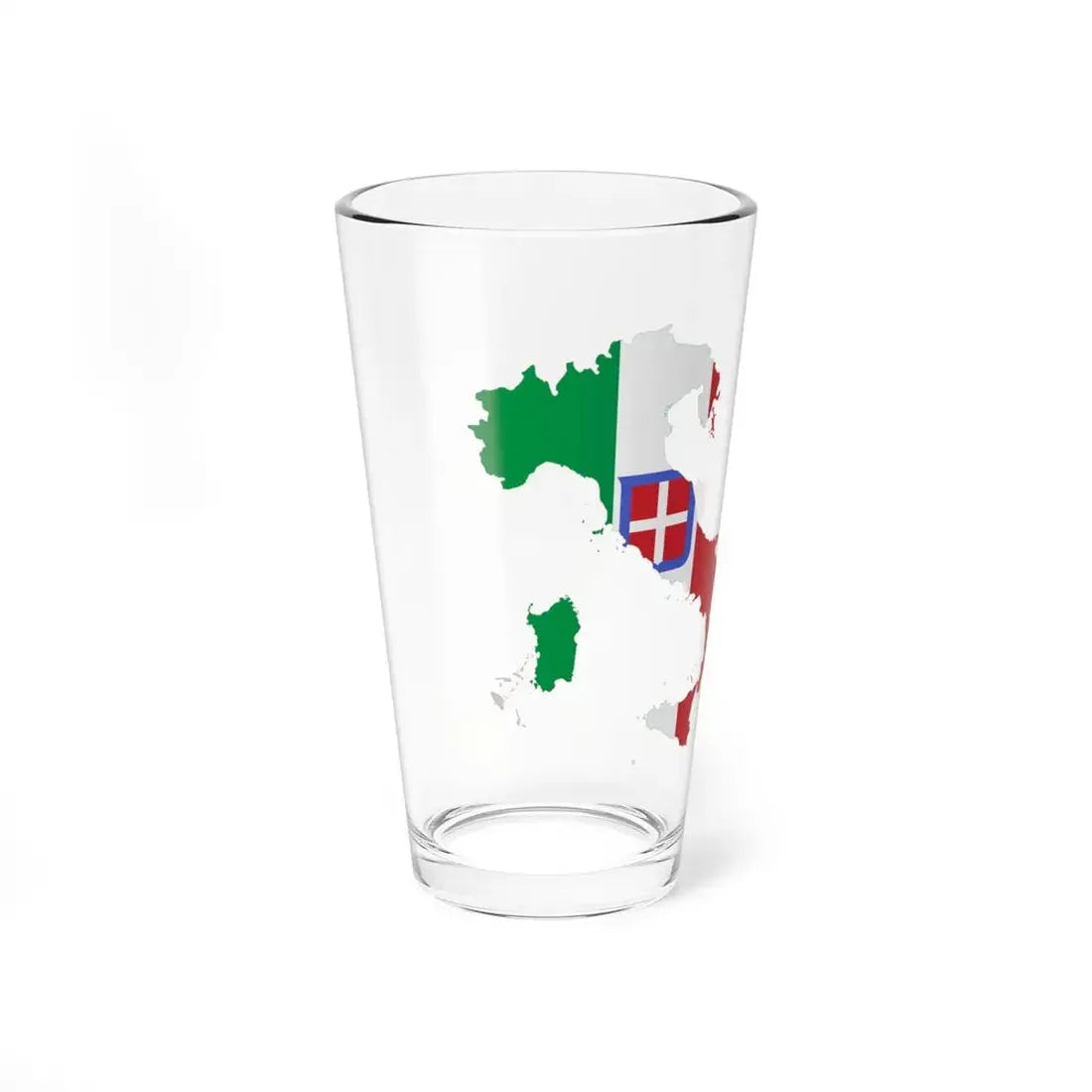 Flag map of the Kingdom of Italy 1940 (Italy) Pint Glass 16oz - Go Mug Yourself