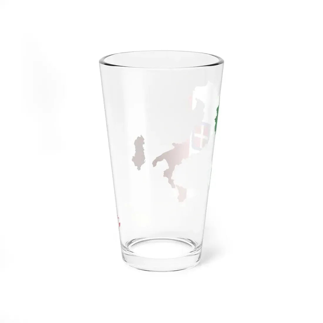 Flag map of the Kingdom of Italy 1940 (Italy) Pint Glass 16oz - Go Mug Yourself