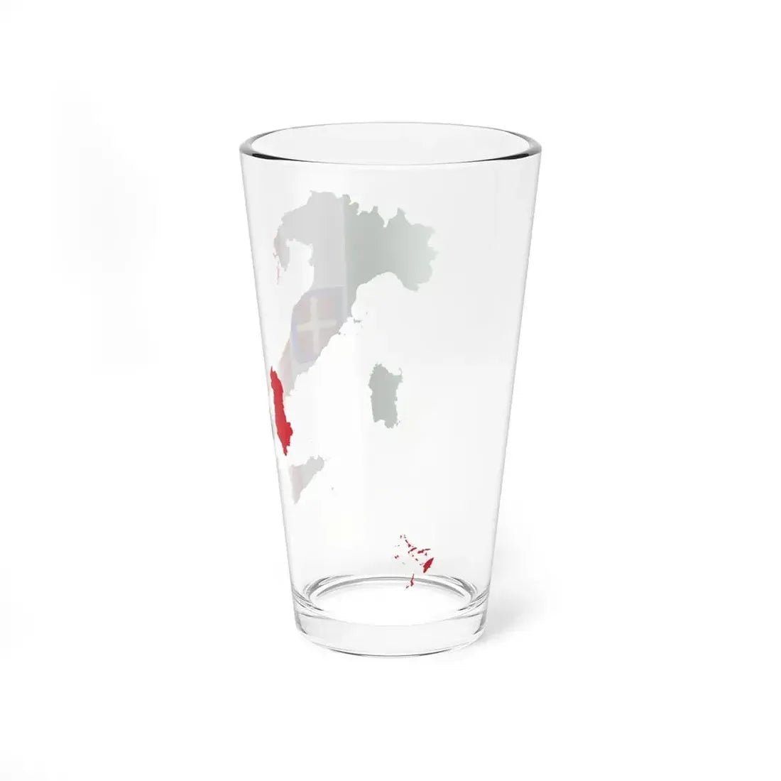 Flag map of the Kingdom of Italy 1940 (Italy) Pint Glass 16oz - Go Mug Yourself