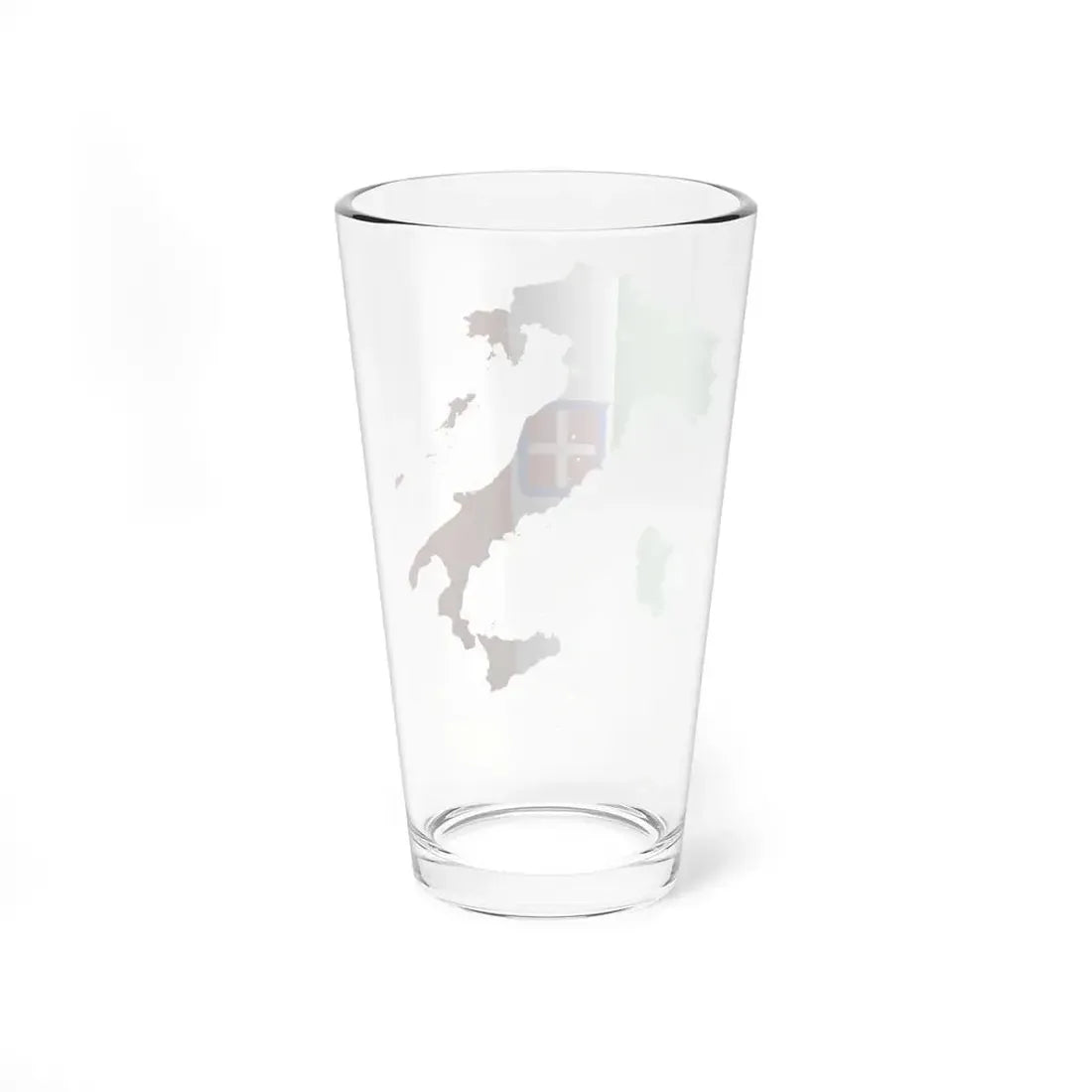 Flag map of the Kingdom of Italy 1942 (Italy) Pint Glass 16oz - Go Mug Yourself
