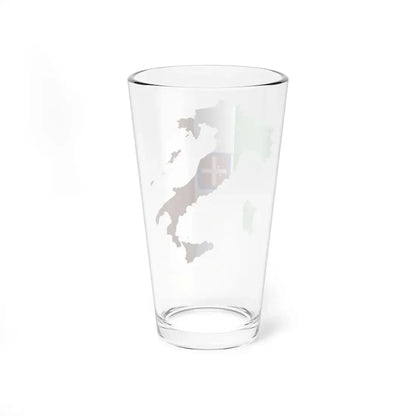 Flag map of the Kingdom of Italy 1942 (Italy) Pint Glass 16oz - Go Mug Yourself