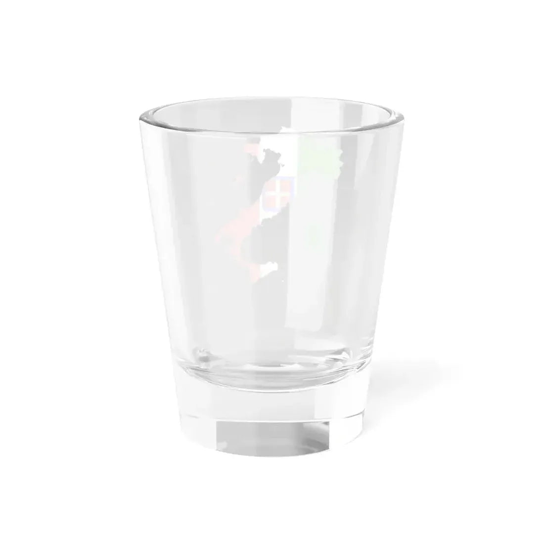 Flag map of the Kingdom of Italy 1942 (Italy) Shot Glass 1.5oz - Go Mug Yourself