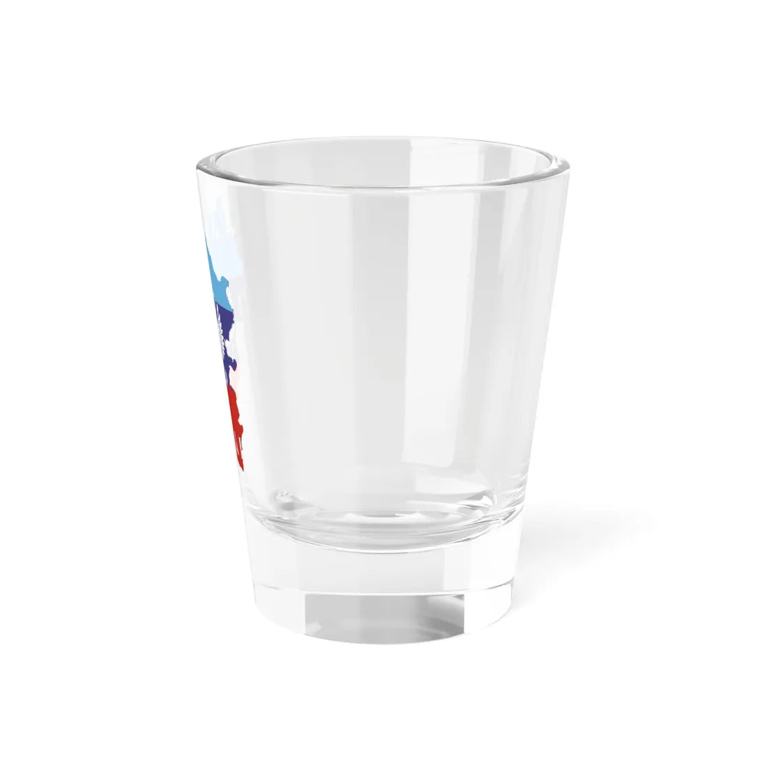 Flag-map of the Lugansk Peoples Republic LPR 2014 May-November (Ukraine) Shot Glass 1.5oz - Go Mug Yourself
