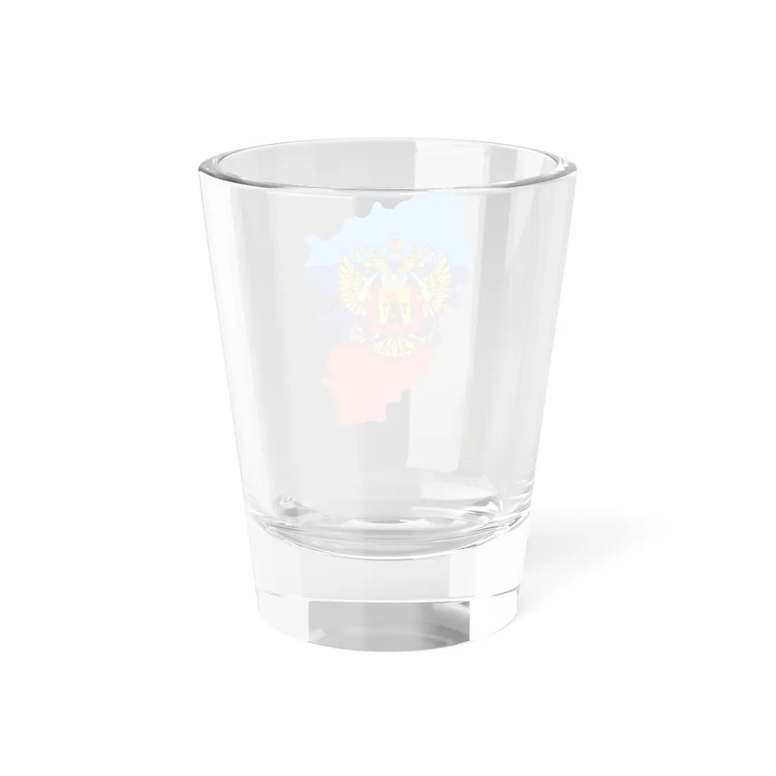 Flag-map of the Lugansk Peoples Republic (Ukraine) Shot Glass 1.5oz - Go Mug Yourself