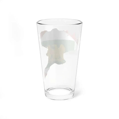 Flag map of the Napoleonic Kingdom of Italy (Italy) Pint Glass 16oz - Go Mug Yourself