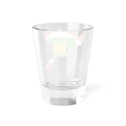 Flag map of the Napoleonic Kingdom of Italy (Italy) Shot Glass 1.5oz - Go Mug Yourself