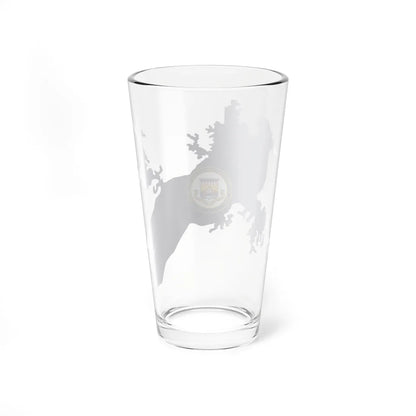 Flag Map of the Panama Canal Zone 1903-1979 (Panama) Pint Glass 16oz - Go Mug Yourself