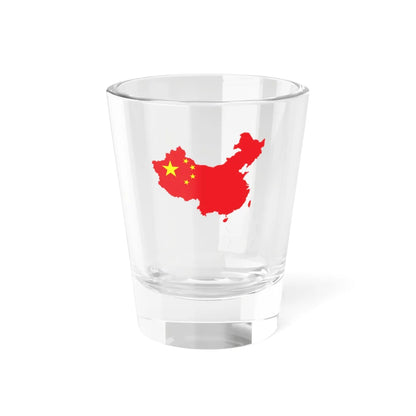 Flag-map of the Peoples Republic of China include nine-dash line (China) Shot Glass 1.5oz 1.5oz - Go Mug Yourself