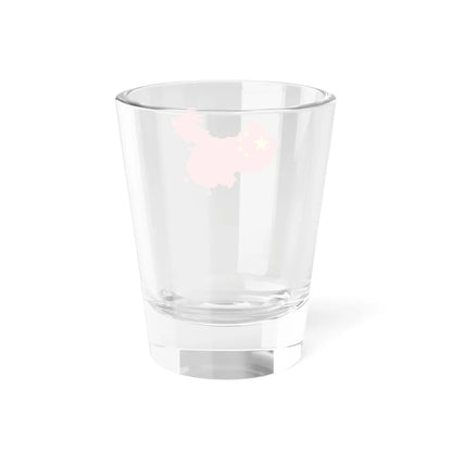 Flag-map of the Peoples Republic of China include nine-dash line (China) Shot Glass 1.5oz - Go Mug Yourself