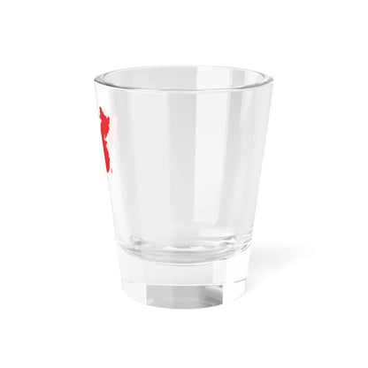 Flag-map of the Peoples Republic of China include nine-dash line (China) Shot Glass 1.5oz - Go Mug Yourself