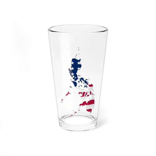 Flag map of the Philippines 1912-1946 (Philippines) Pint Glass 16oz 16oz - Go Mug Yourself