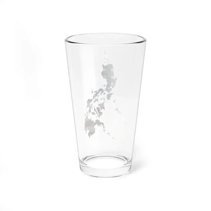 Flag map of the Philippines 1912-1946 (Philippines) Pint Glass 16oz - Go Mug Yourself