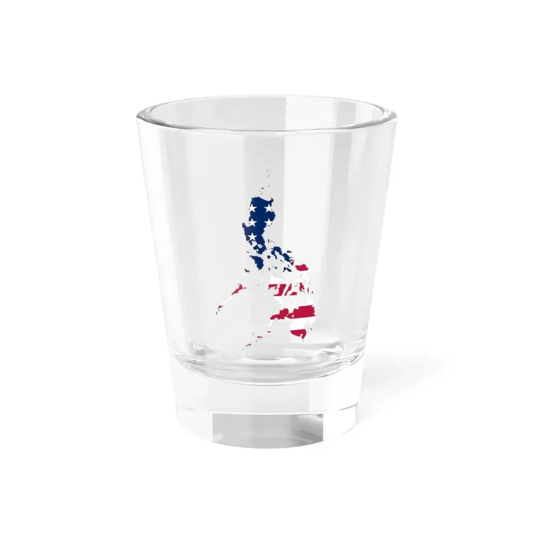 Flag map of the Philippines 1912-1946 (Philippines) Shot Glass 1.5oz 1.5oz - Go Mug Yourself