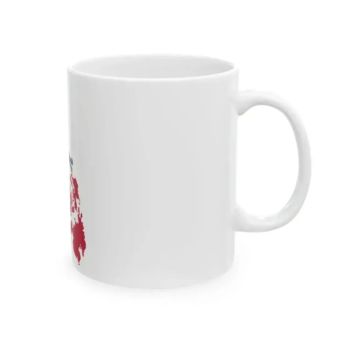 Flag map of the Philippines navy blue (Philippines) White Coffee Mug - Go Mug Yourself