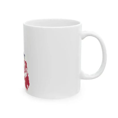 Flag map of the Philippines navy blue (Philippines) White Coffee Mug - Go Mug Yourself