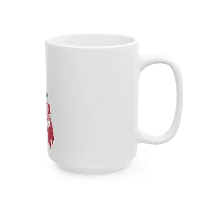 Flag map of the Philippines navy blue (Philippines) White Coffee Mug - Go Mug Yourself