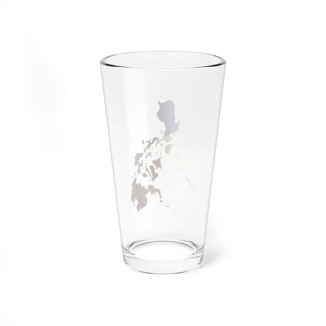 Flag-map of the Philippines  small islands (Philippines) Pint Glass 16oz - Go Mug Yourself