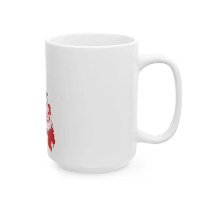 Flag-map of the Philippines  small islands (Philippines) White Coffee Mug - Go Mug Yourself